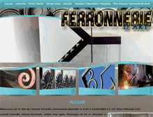 Tablet Screenshot of ferronnerie-castelnau34.com